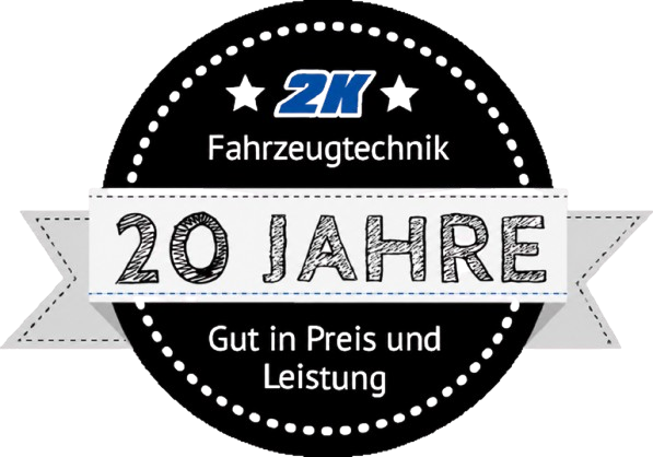 20 Jahre 2K Fahrzeugtechnik Signet – Gut in Preis und Leistung
